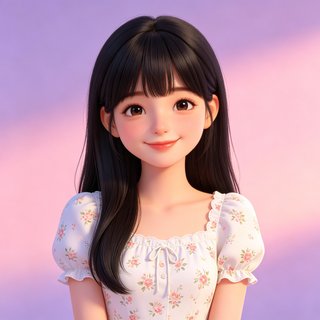 talkmaker AI人设 小甜 邻家甜妹 头像